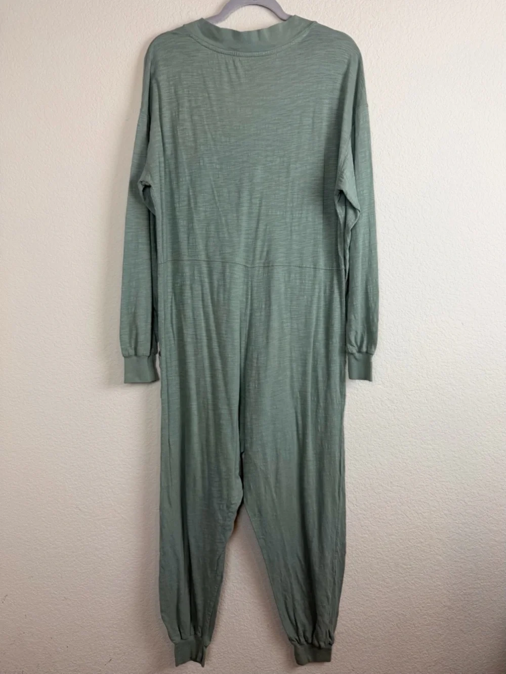 Natural Life Johnnie Jumpsuit Plunge Oversized V-Neck Jumper XS Olive Green - Picture 7 of 10